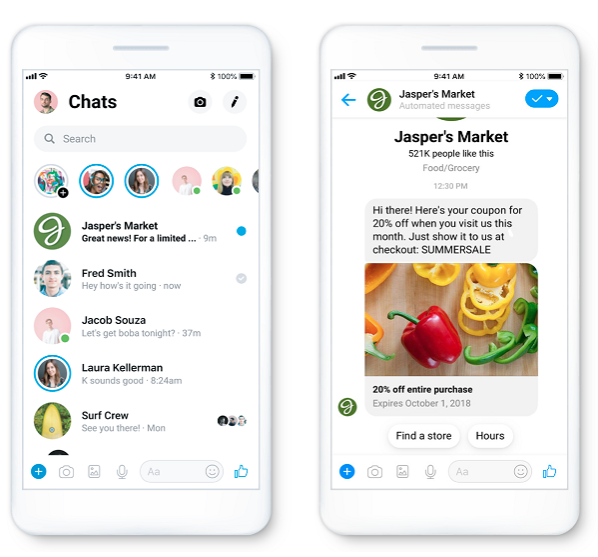Example of Facebook messenger ads Facebook Ads